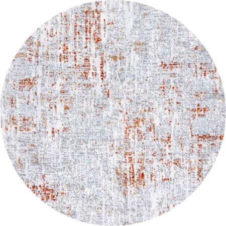 Safavieh 6 ft. 7 in. x 6 ft. 7 in. Toscana Round Power Loomed Rug; Ivory & Grey TOS684A-7R